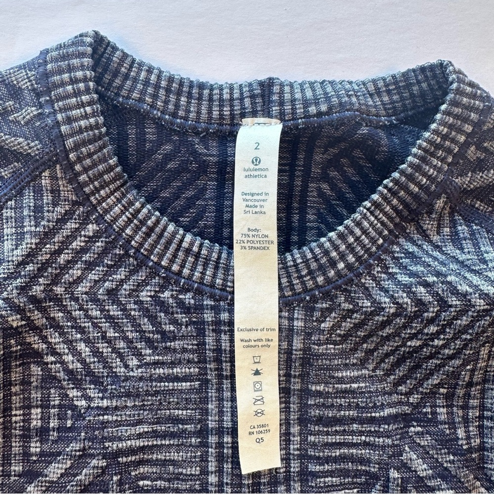 Lululemon Rest Less Pullover Heathered Cadet Blue 2 - Picture 9 of 12